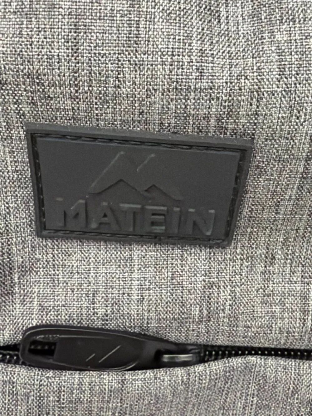 Matein Gray Anti-Theft Slim Travel Laptop Backpack - Picture 5 of 15